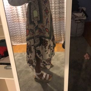 Anthropology skirt floral beautiful and new tags